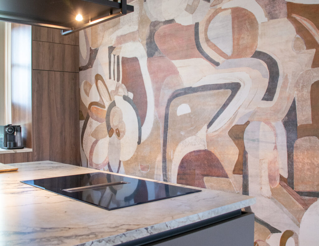 Khroma Masureel behang. Interieurontwerp Bergen op Zoom interieuradvies