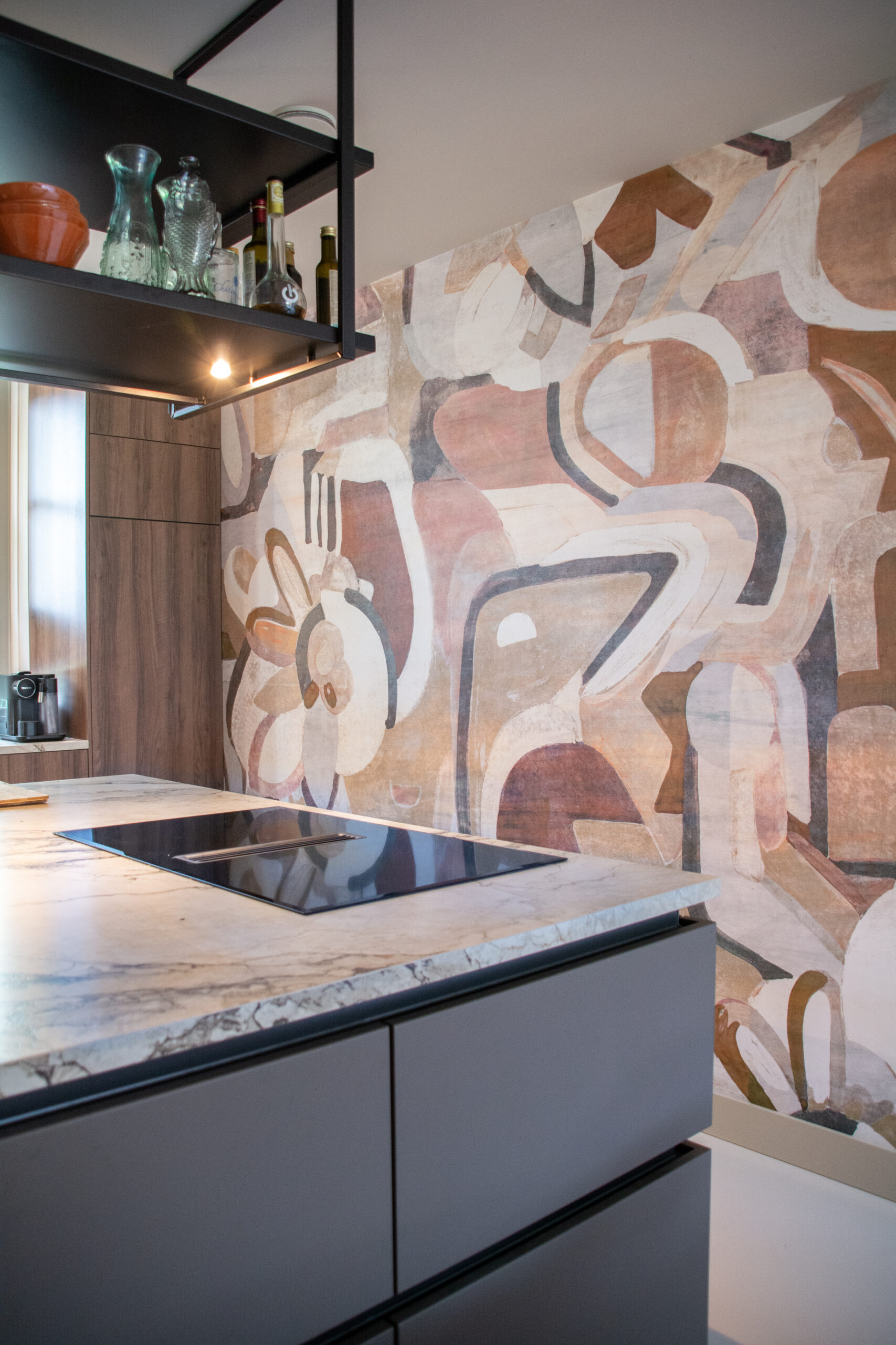 Interieuradvies interieurontwerp Bergen op Zoom Keuken behang