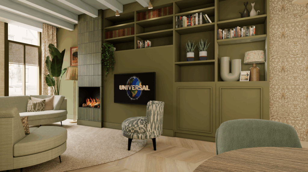 Interieuradvies Middelharnis woonkamer boekenkast